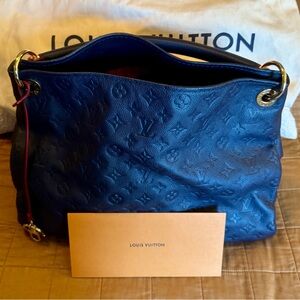 Louis Vuitton Navy Monogram Shoulder Bag